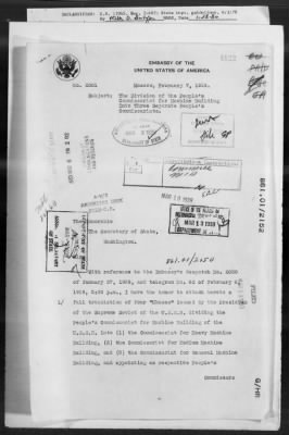 Government: Recognition, Constitution, Citizenship, Political Rights, Territories, Civil Service, Foreign Agents, Flag, Passports And Visas > 861.01/1991-861.01B/20