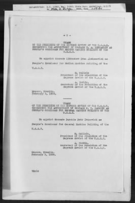 Thumbnail for Government: Recognition, Constitution, Citizenship, Political Rights, Territories, Civil Service, Foreign Agents, Flag, Passports And Visas > 861.01/1991-861.01B/20