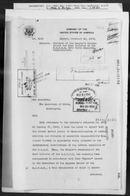 Thumbnail for Government: Recognition, Constitution, Citizenship, Political Rights, Territories, Civil Service, Foreign Agents, Flag, Passports And Visas > 861.01/1991-861.01B/20