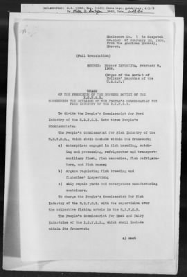 Thumbnail for Government: Recognition, Constitution, Citizenship, Political Rights, Territories, Civil Service, Foreign Agents, Flag, Passports And Visas > 861.01/1991-861.01B/20