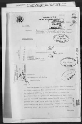 Government: Recognition, Constitution, Citizenship, Political Rights, Territories, Civil Service, Foreign Agents, Flag, Passports And Visas > 861.01/1991-861.01B/20