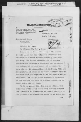 Government: Recognition, Constitution, Citizenship, Political Rights, Territories, Civil Service, Foreign Agents, Flag, Passports And Visas > 861.01/1991-861.01B/20