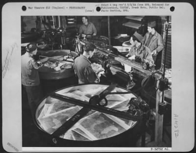 Thumbnail for Consolidated > Large washing machines, like these shown here, rinse the chemicals out of the thousands of prints produced in the photo-reconnaissance laboratories.