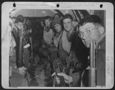 Thumbnail for Consolidated > Payload-British Horsa glider used in Troop Carrier reinforcement mission carried as many as 30 fully equipped infantrymen. Their next stop was the mud flats of Cherbourg.