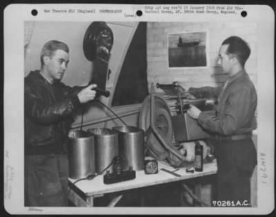 Consolidated > Men At Work In The Photo Lab Of The 386Th Bomb Group In Great Dunmow, Essex, England.  7 May 1944.