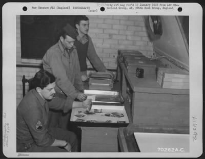 Consolidated > Men At Work In The Photo Lab Of The 386Th Bomb Group In Great Dunmow, Essex, England.  7 May 1944.