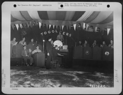 Thumbnail for Consolidated > 'The Toggleers' Provide Music For Dancing At The 379Th Bomb Group Party On 30 November 1944.