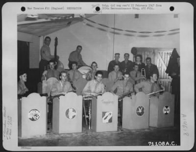 Thumbnail for Consolidated > 'The Toggleers' Provide Music For Dancing At The Party Of The 525Th Bomb Squadron, 379Th Bomb Group, Based In England.  9 May 1944.