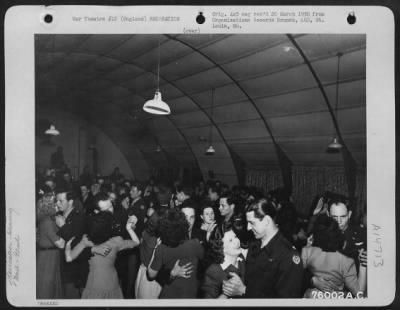 Thumbnail for Consolidated > Officers Of The 92Nd Bomb Group Enjoy A Dance In Their Club At An Air Base Somewhere In England.  15 May 1945.