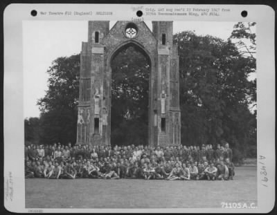 Consolidated > Outdoor Religious Services Of The 379Th Bomb Group In England On 11 August 1944.