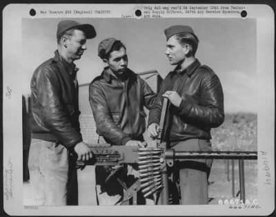 Thumbnail for Consolidated > Gunnery Instruction At 1St Combat Crew Replacement Center, Aaf Station 112, England.  5 May 1944.