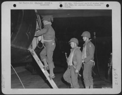 Thumbnail for Consolidated > Glider Infantry Board A 9Th Troop Carrier Command Horsa Glider Somewhere In England Prior To D-Day Invasion Of France.  6 June 1944.  [As Corrected]