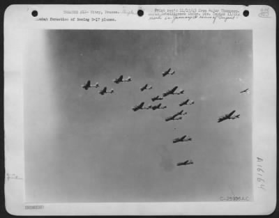 Thumbnail for Boeing > Combat formation of Boeing B-17 planes.