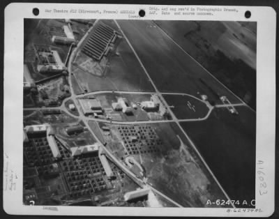 Thumbnail for Consolidated > Aerial View Of The 21St General Hospital At Mirecourt, France.