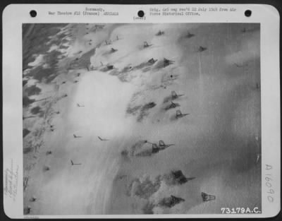 Consolidated > Beach Defenses Set Up By The Germans On The Coast Of Normandy, France.