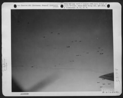 Thumbnail for Boeing > Forts Ride Again...This Formation Of Boeing B-17 Flying Fortresses Of The 452Nd Bomb Group Enroute To Blast German Targets In France As Part Of The General Plan To Pulverize All Vitally Important War Objectives.  Nazi Airfield At Bordeaux, France, Was The