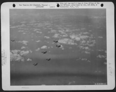 Thumbnail for Boeing > Forts Ride Again...This Formation Of Boeing B-17 Flying Fortresses Of The 452Nd Bomb Group Enroute To Blast German Targets In France As Part Of The General Plan To Pulverize All Vitally Important War Objectives.  Dunkirk, France Was The Target Of This Mis