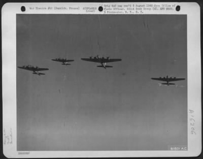 Thumbnail for Boeing > Forts Ride Again...This Formation Of Boeing B-17 Flying Fortresses Of The 452Nd Bomb Group Enroute To Blast German Targets In France As Part Of The General Plan To Pulverize All Vitally Important War Objectives.  Dunkirk, France Was The Target Of This Mis