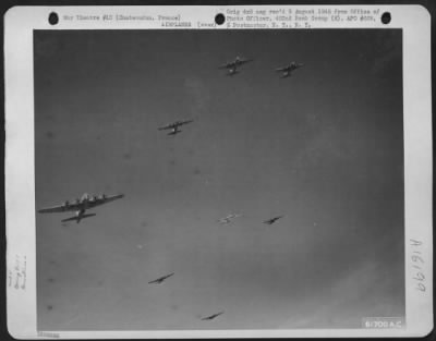 Thumbnail for Boeing > Boeing B-17 Flying Fortresses Of The 452Nd Bomb Group Winged Their Way Towards The Target Of The Day - The Nazi Airfield At Chateaudun, France, 28 March 1944, As The 8Th Air Force Bombers Continued To Blast Ever Operational Enemy Factory, Oil Refinery, An