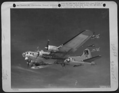 Thumbnail for Boeing > Boeing B-17 'Mon Tete Rouge Ii' And Her Sister Ships Of The 452Nd Bomb Group Enroute To Blast German Targets In France As Part Of The Plan To Pulverize All Vitally Important War Objectives.  Chateaudun, France, Was The Target Of This Mission 28 March 1944