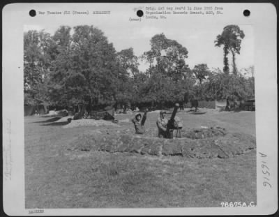 Thumbnail for General > Anti Aircraft Position At Le Molay, France.