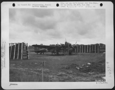 General > Captured Nazi Plane Found On Airdrome At Villacoublay, France.  1 September 1944.