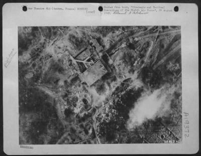 Thumbnail for Watten > A P-Plane Launching Site At Watten, France, At The Time Of Its Capture In August 1943.  Construction Work Can Be Seen Going On In This Photo.