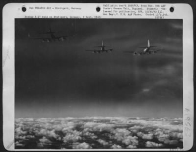 Thumbnail for Boeing > Boeing B-17 raid on Stuttgart, Germany, 6 Sept. 1943.