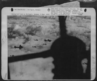 Thumbnail for Boeing > Boeing B-17 raid on Stuttgart, Germany, 6 Sept. 1943.