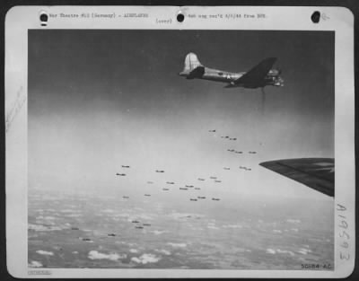 Thumbnail for Boeing > FORTS ON THE WAY TO BOMB BERLIN, and the greatest air battle ever fought against Germany also lay ahead of them. The Germans threw up everything possible in defense of their capital. Reconnaissance showed that fires and been started in the target