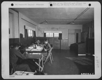 Thumbnail for General > Control Tower Operators Of The 353Rd Fighter Group At A Base Somewhere In England.