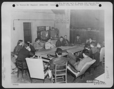 Thumbnail for General > Crew Members Of The 386Th Bomb Group Are Interrogated After Their Return From A Mission On 4 November 1943.  England.