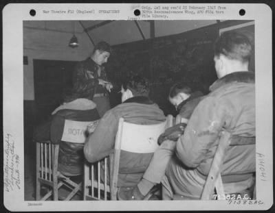 General > Before Taking Off From Their 8Th Air Force Base In England, Crews Of The 390Th Bomb Group Are Given A Time 'Hack' For Synchronization Of Their Watches.