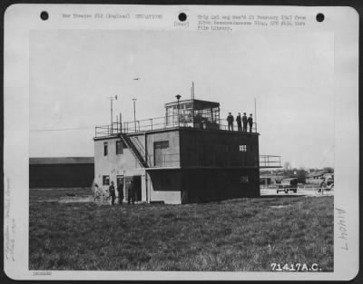 Thumbnail for General > Control Tower Of The 390Th Bomb Group At An 8Th Air Force Base In England.  22 May 1944.