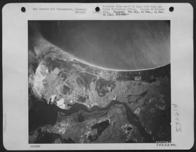 Consolidated > Aerial View Of Peenemunde, Germany, Taken 31 March 1944.