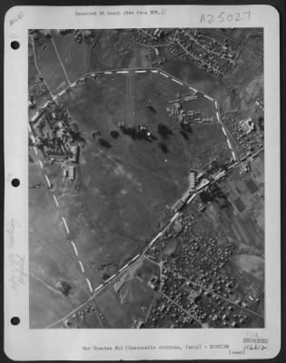 Consolidated > Two Days Before The Allied Landings On 22 January, The Strategic Air Ranged Over Central Italy, Ploughing Up Every Airdrome That The Hun Might Use To Oppose Our Beachhead.  Here, Centocelle Airdrome Is Being Worked Over The Boeing B-17 "Flying  Fortresses