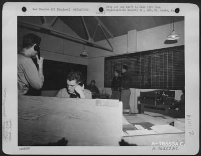 Thumbnail for General > Operations Room Of The 87Th Air Transport Command, 2Nd Base Air Depot, England.  11 August 1943.