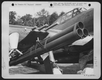 General > Rocket Installations Under Wing Of A Republic P-47 Of The 353Rd Fighter Group, England May 1944.