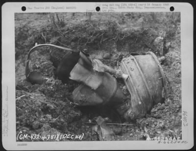 Thumbnail for Clare > Fragments Of A German Rocket Which Exploded Near Clare, England, On 1 December 1944.