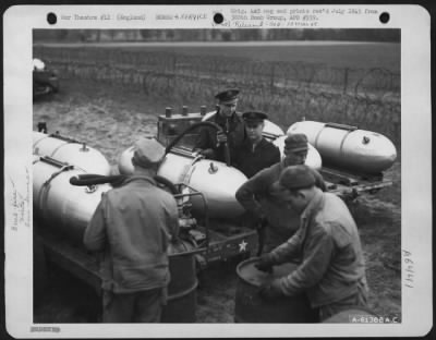 Thumbnail for General > Personnel Of The 388Th Bomb Group Prepare Fire Bombs For Use Against The Enemy.  15 April 1945, England.