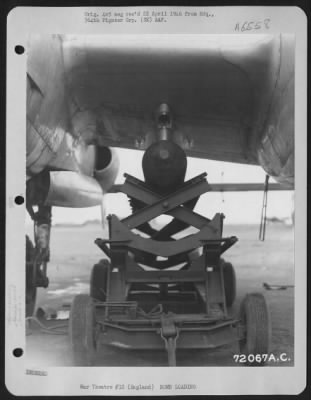 General > An M-22 Bomb Hoist Of The 314Th Service Group At 8Th Air Force Station F-375, Honnington, England.  15 June 1944.