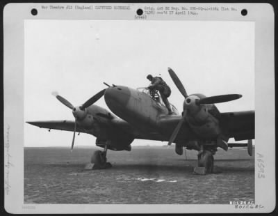 General > Captured German Me-100 In England.  21 February 1944.