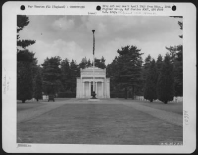 General > U.S. Military Cemetery Where Personnel Of The 20Th Fighter Group Were Buried.  20 June 1945.