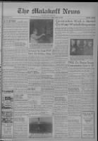 Thumbnail for 1958-Apr-18 The Malakoff News, Page 1