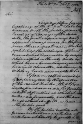 Thumbnail for Ltrs from Gen George Washington > Vol 10: Feb 26, 1781-Sept 30, 1782 (Vol 10)