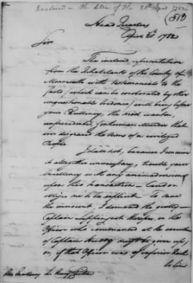 Thumbnail for Ltrs from Gen George Washington > Vol 10: Feb 26, 1781-Sept 30, 1782 (Vol 10)