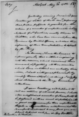 Thumbnail for Ltrs from Gen George Washington > Vol 10: Feb 26, 1781-Sept 30, 1782 (Vol 10)