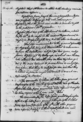 Thumbnail for Transcript Journals, 1775-79 > May 14, 1776-Sept. 2, 1777 (Vol 4)