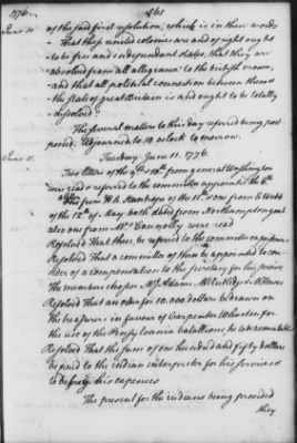 Transcript Journals, 1775-79 > May 14, 1776-Sept. 2, 1777 (Vol 4)