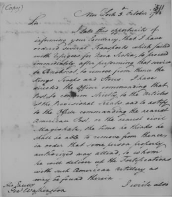 Thumbnail for Ltrs from Gen George Washington > Vol 11: Oct 25, 1782-Jan 19, 1784 (Vol 11)